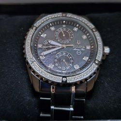 Bulova Marine Star Diamond Accented Watch