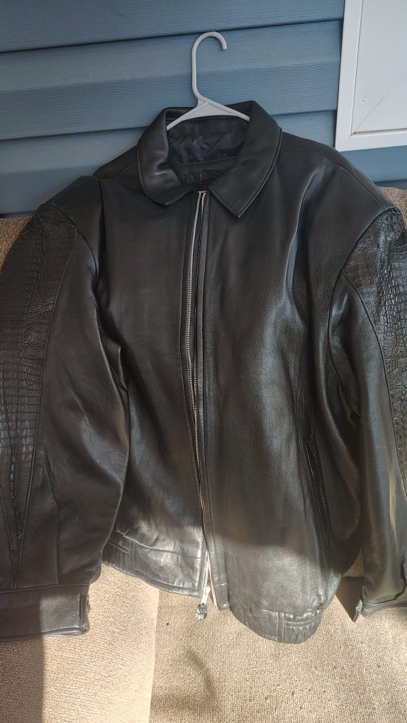 alligator skin jacket