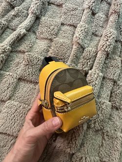 Coach Mini Backpack Keychain 