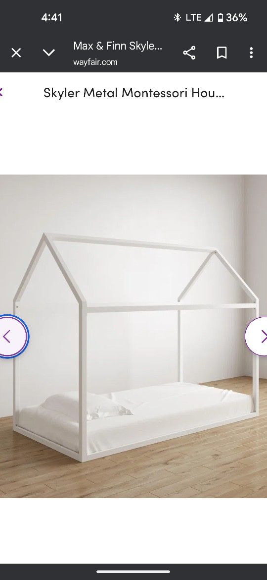 Kids Metal Bed Frame