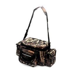 Camo Large Capacity Fishing Tackle Bag Waterproof Fishing Tackle Storage Bag Case Outdoor Travel Shoulder Bag Pack