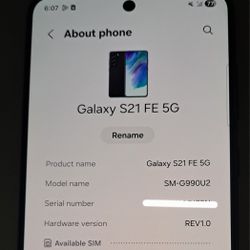 Galaxy S21 FE 5G Unlocked With OtterBox Case