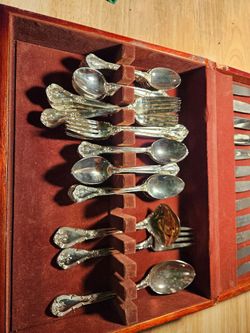 Godinger Gold plated flatware set