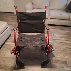 Like New Medline Transport Chair