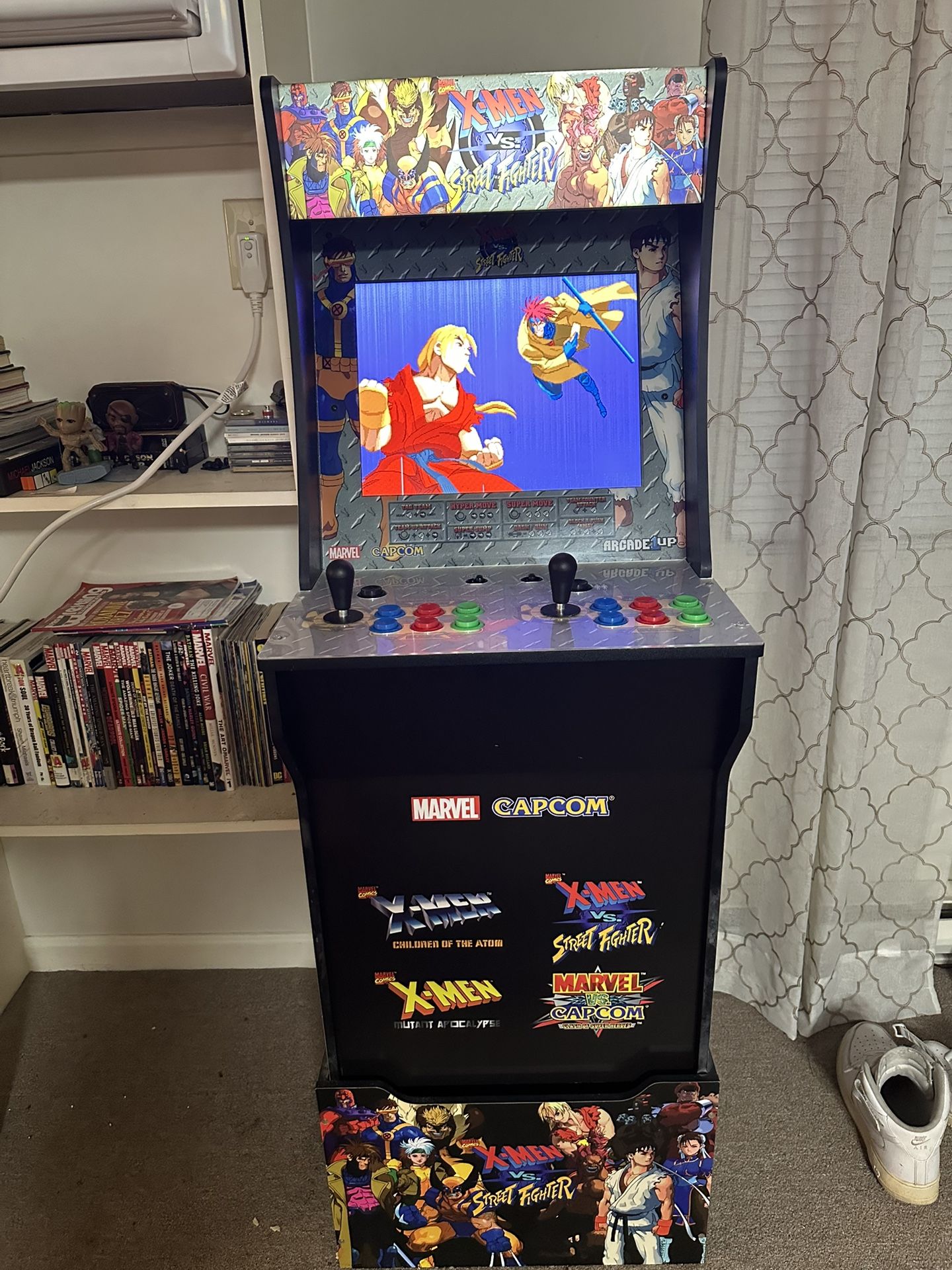 X-men Vs Street Fighter Arcade Cabinet W/riser