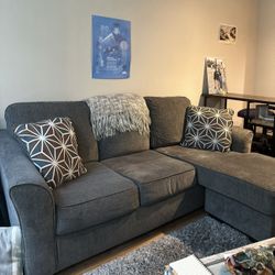 Brise Sofa Chaise Sectional Sofa in Gray by Ashley Furniture