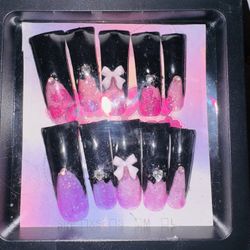 Black Duck Tip Press Ons 