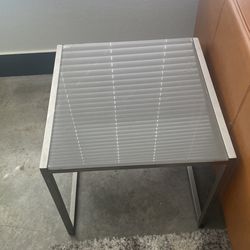 Indoor Out Door Glad Top Table Set