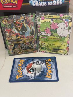 Mega Houndoom EX Full Art and Shaymin Ex Promo
