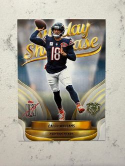 2025 Topps Signature Class Caleb Williams Sunday Showcase #SS-12 - Bears