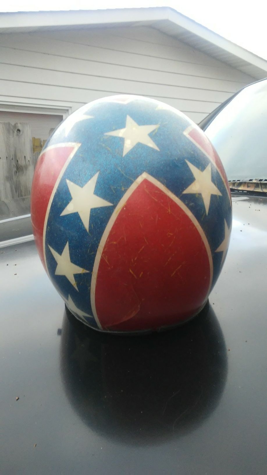 1970s rebel flag helmet