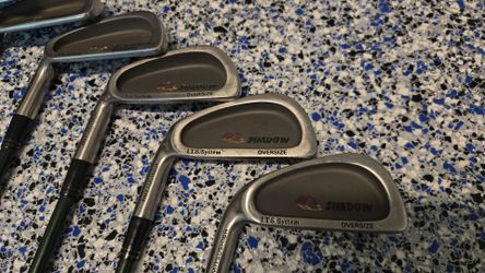 Mitsushiba "Shadow" left-handed golf clubs