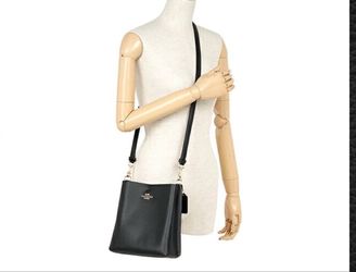 Coach Mollie Bucket Bag 22 Leather Black Shoulder Handbag