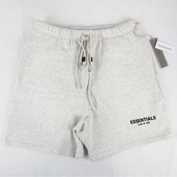 Fear Of God Essentials Drawstring Sweatshorts Light Oatmeal - M and S you choose