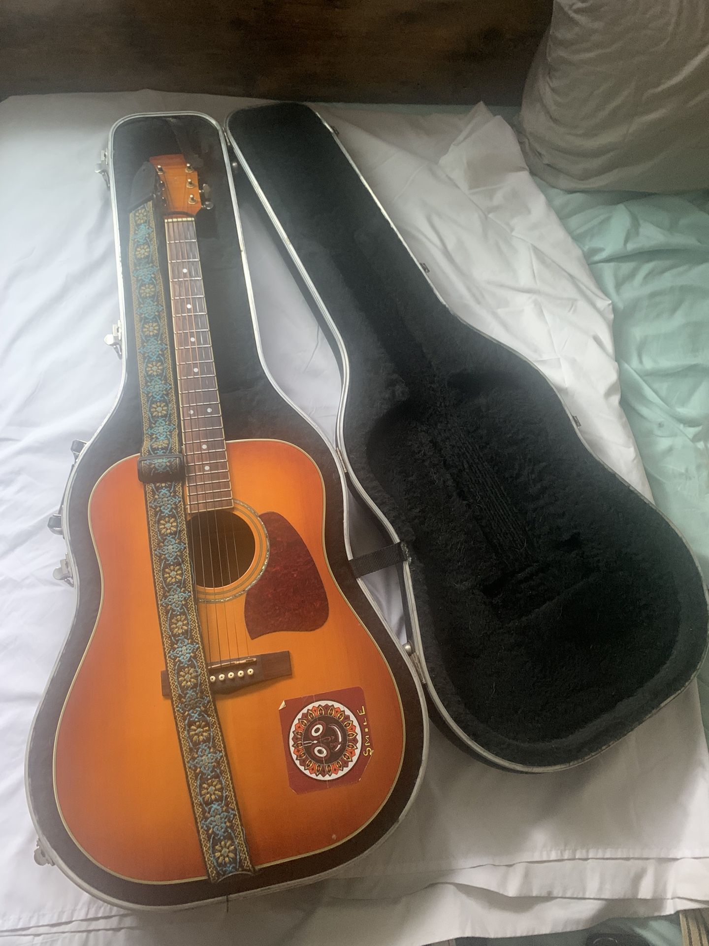 Ibanez Acoustic Guitar With Hard Case