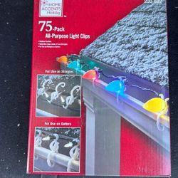 75 Packs All Purpose Light Clips 