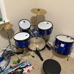 Eastar Drum Set for Kids - 16 inch 5-Piece Drum Kit for Beginners