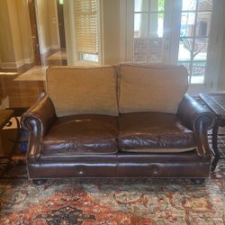 Leather Sofa And Loveseat
