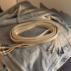 12’ Component Cables - (if You Need Two Sets, Let Me Know And I’ll Combine With Others For Sale To Offer A Discount And Reduced Shipping!