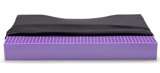 Purple Ultimate Seat Cushion, Large 2.5 Inch Gel Seat Cushion GelFlex Grid for Office Chair, Gaming, Car - Pressure-Reducing for Long Sitting, Tempera