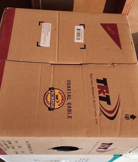 1000ft Coaxial Cable Band New