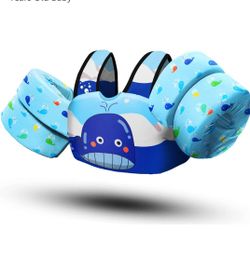 Floaties Kids Swim Vest  Boys & Girls with Arm Wings  Ages 2 3 4 5 6 7 yrs new