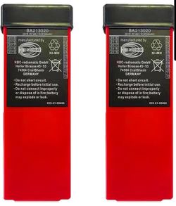 HBC Radiomatic BA213020 Battery 2 Pack 6V 2100mAh NiMH Crane Remote Control Battery