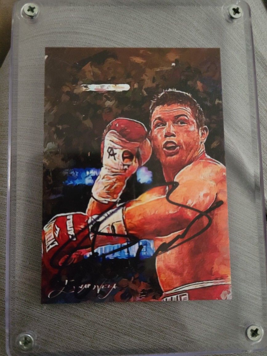 Canelo Auto On Card