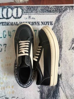 Rick Owen leather vans