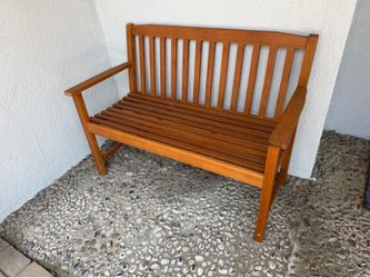 Patiojoy 2-person Outdoor Garden Wood Bench