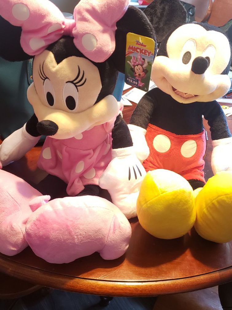 Mickey And Minnie Brand New With Tags