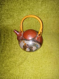 Brown And Beige Teapot