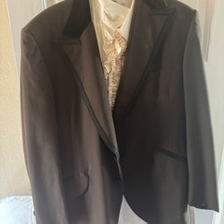 Vintage Tuxedo Jacket, Shirt, and Pants