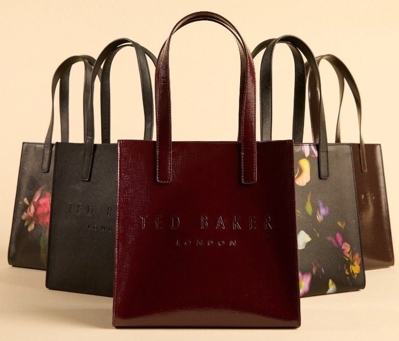 Ted Baker Burgundy Small Tote