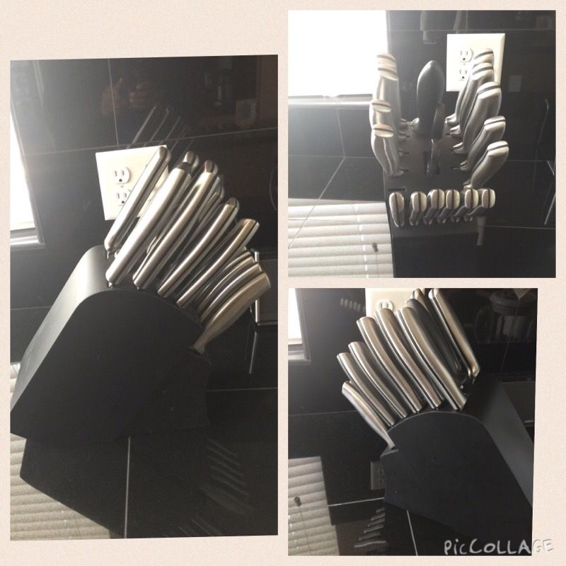 Simply Perfect 18 Pc Stainless steel knife set