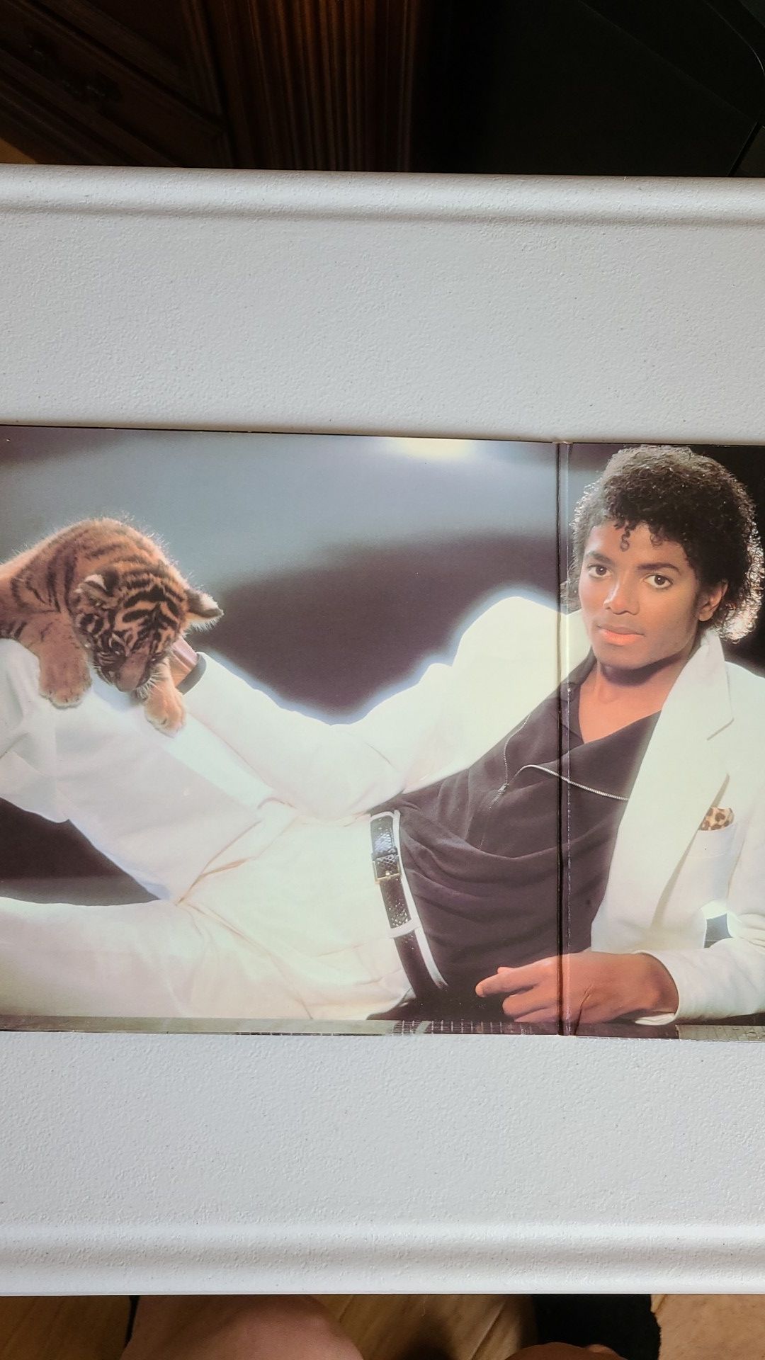 Original Michael Jackson it's thriller album vinyl