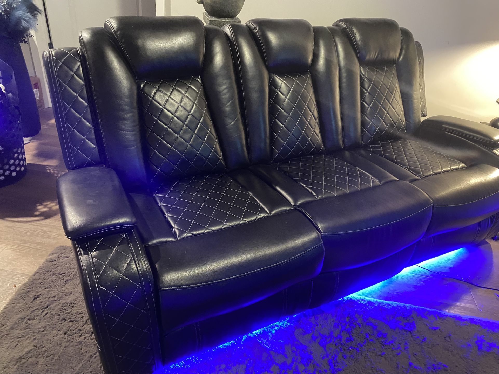 Black Recliner Couch