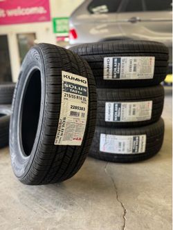 215/55r16 Kumho llantas nuevas instaladas y balanceadas