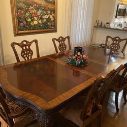 Dining Set French Provincial Seats 8