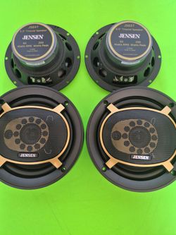 JENSEN 2 PAIRS 6.5" 3 WAY 250 WATTS CAR SPEAKER