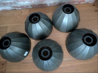 5 X Lampshades Lights $143 orig Ceiling Light Pendant Industrial Farmhouse