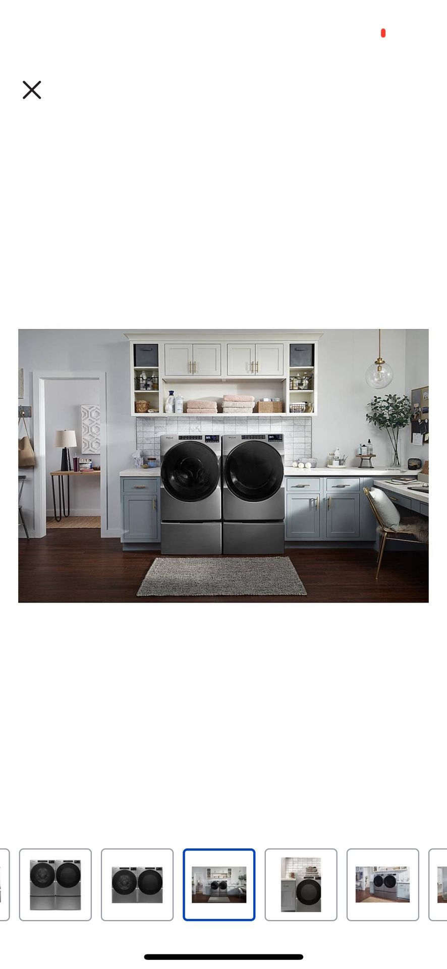 Whirlpool Stackable Washer / Dryer Set - Brand New