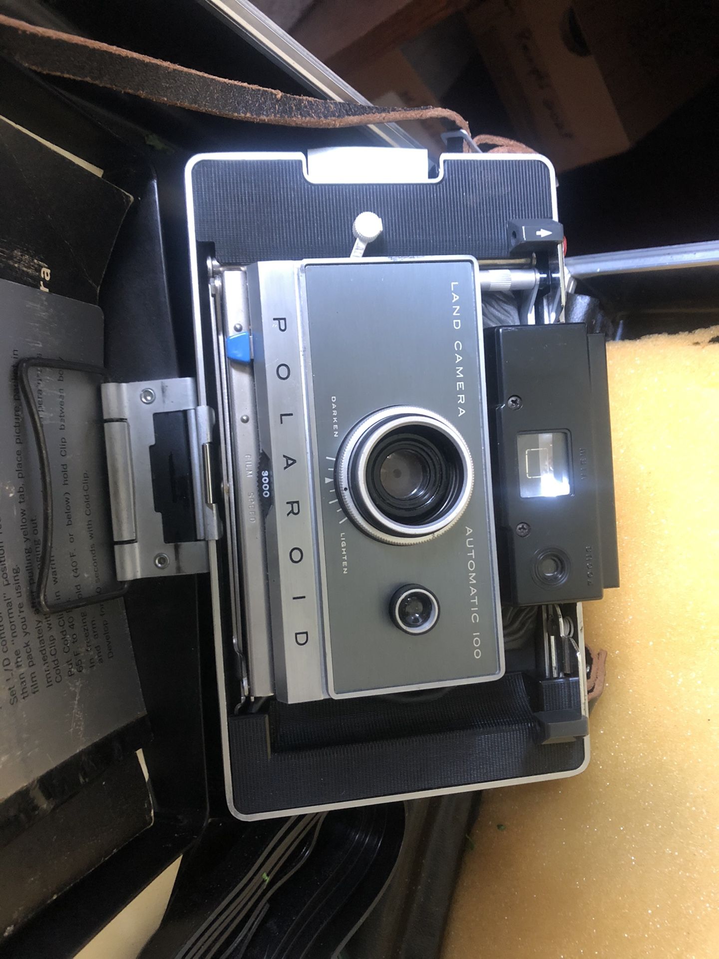 Vintage Polaroid Camera And Kit