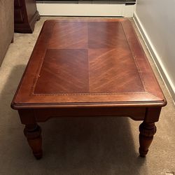 Cherry Coffee Table And End Table