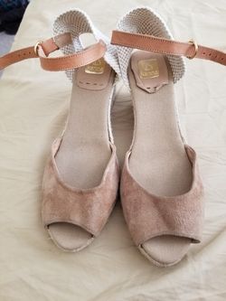 Kana Tan Suede Espradrille Sandal