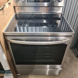 30"Brand New LG 5 Elements Air Fryconvection Electric Stove Stainless Steel