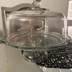 Glass Cake Stand 