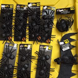 Halloween Spider And Bat Decor