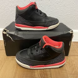 Baby Air Jordan Retro 3 Crimson Size 8C