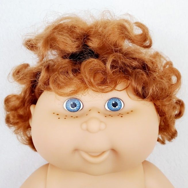 CABBAGE PATCH KIDS Vintage 15" Doll Blue Eyes Red | Brown Hair OAA Hasbro 1991